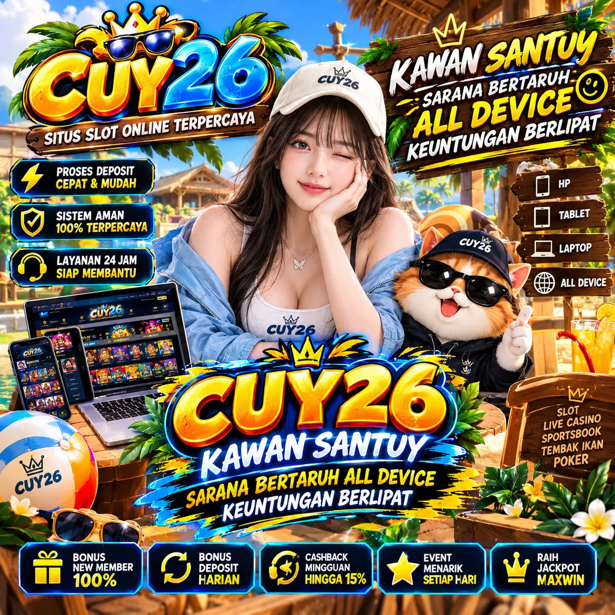 CUY26 : Kawan Santuy Sarana Bertaruh All Device Keuntungan Berlipat