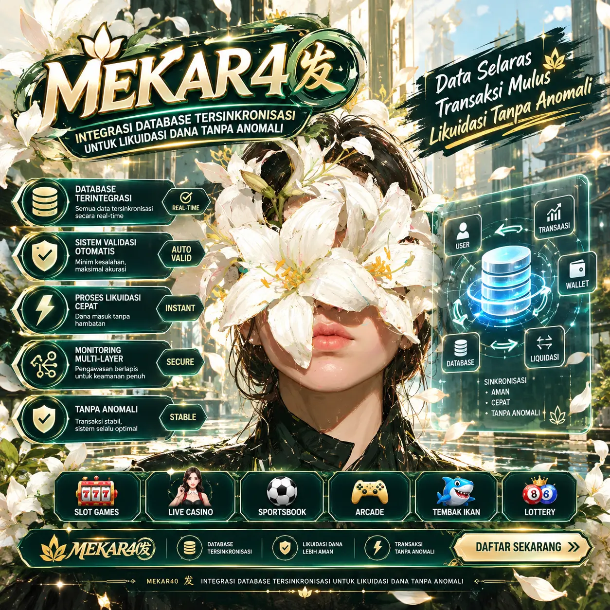 MEKAR40 发 Integrasi Database Tersinkronisasi untuk Likuidasi Dana Tanpa Anomali