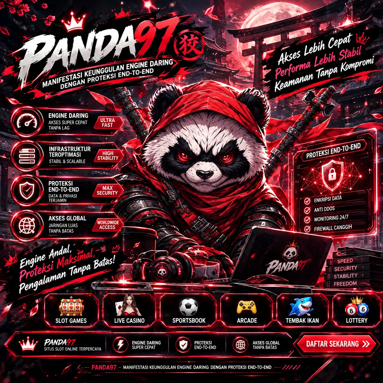 PANDA97 찮 Manifestasi Keunggulan Engine Daring dengan Proteksi End-to-End