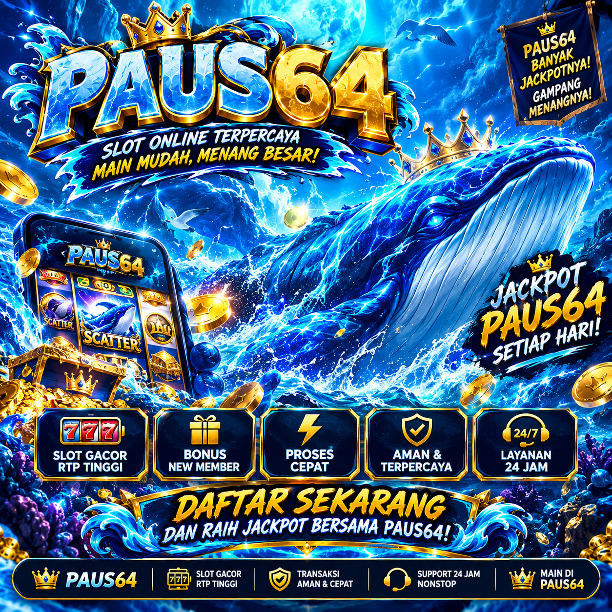 PAUS64 ௵ Kedalaman Abisal Gelombang Elemen Khusus Turun Deras